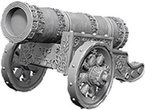 2!WZK73687S Pathfinder Deep Cuts Unpainted Miniatures: Large Cannon published by WizKids Games