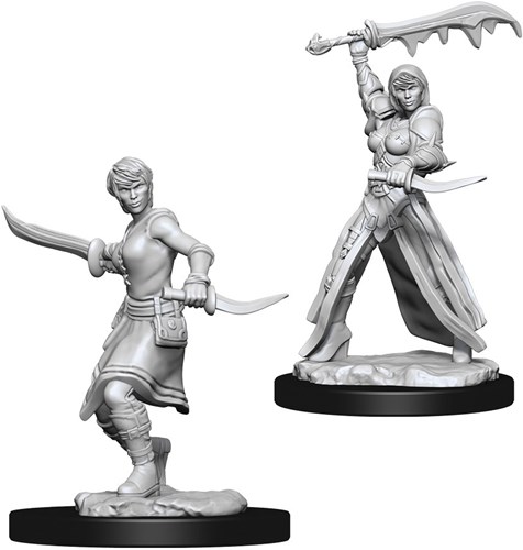 WZK73831S Dungeons And Dragons Nolzur's Marvelous Unpainted Minis: Human Female Rogue published by WizKids Games