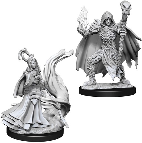 WZK73855S Pathfinder Deep Cuts Unpainted Miniatures: Necromancers published by WizKids Games