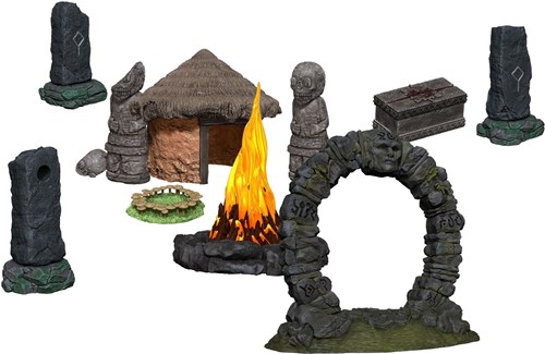 2!WZK73878 4D Settings: Jungle Shrine Pack published by WizKids Games