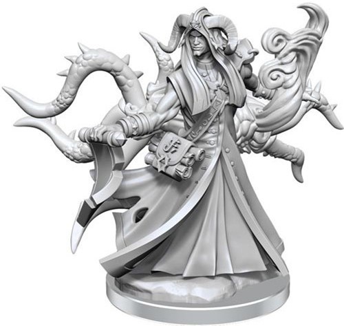 2!WZK75034 Dungeons And Dragons Frameworks: Tiefling Warlock Male published by WizKids Games
