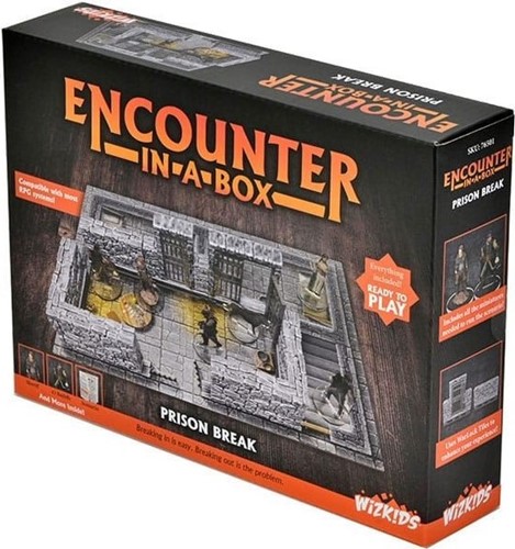 WZK76501 WarLock Tiles System: Encounter In A Box - Prison Break published by WizKids Games