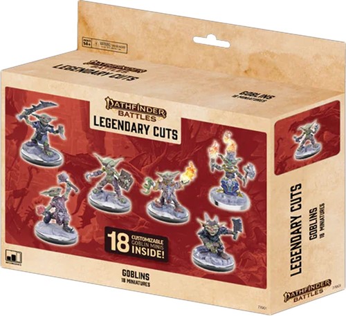 WZK77001 Pathfinder Legendary Cuts Painted Miniatures: Goblins published by WizKids Games