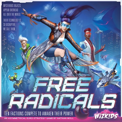 WZK87525 Free Radicals Board Game published by WizKids Games