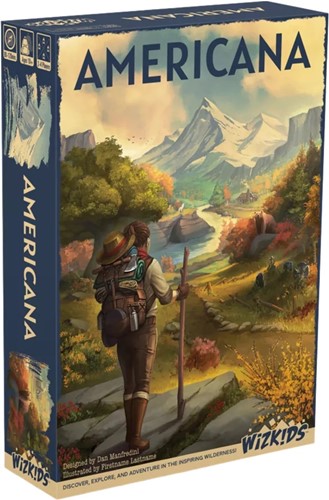 2!WZK87585 Trail Story Board Game: America published by WizKids Games