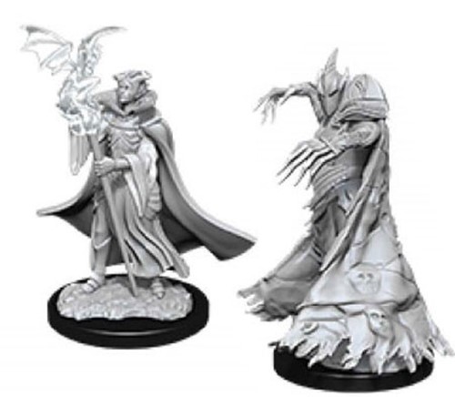 2!WZK90092S Pathfinder Deep Cuts Unpainted Miniatures: Cultist And Devil published by WizKids Games