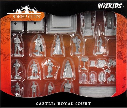 WZK90096 Pathfinder Deep Cuts Unpainted Miniatures: Towns People - Castle Royal Court published by WizKids Games