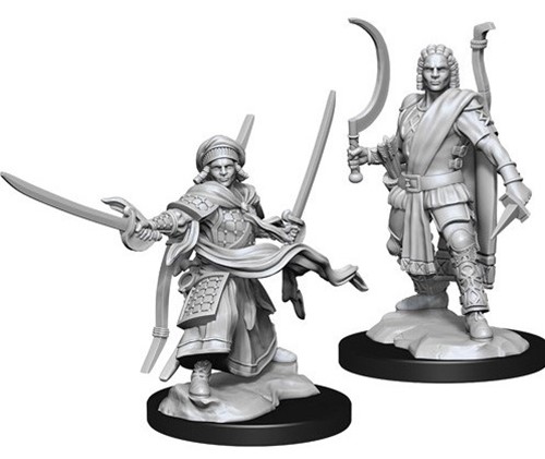 WZK90142S Dungeons And Dragons Nolzur's Marvelous Unpainted Minis: Human Male Ranger 3 published by WizKids Games