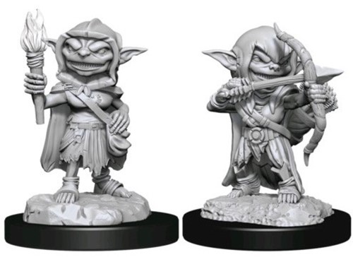 WZK90171S Pathfinder Deep Cuts Unpainted Miniatures: Goblin Female Rogue published by WizKids Games