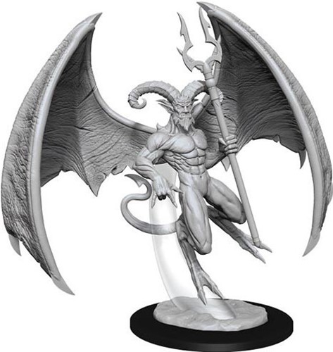 WZK90252S Dungeons And Dragons Nolzur's Marvelous Unpainted Minis: Horned Devil published by WizKids Games