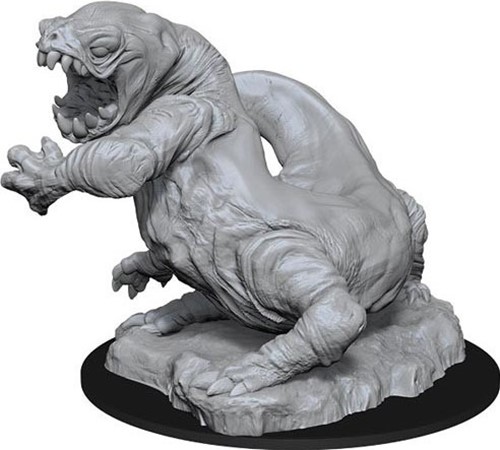 2!WZK90254S Dungeons And Dragons Nolzur's Marvelous Unpainted Minis: Frost Salamander published by WizKids Games