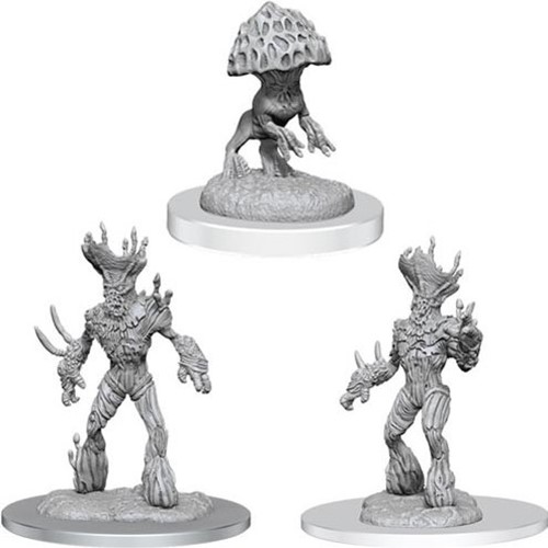 WZK90427S Dungeons And Dragons Nolzur's Marvelous Unpainted Minis: Myconid Sovereign And Sprouts published by WizKids Games
