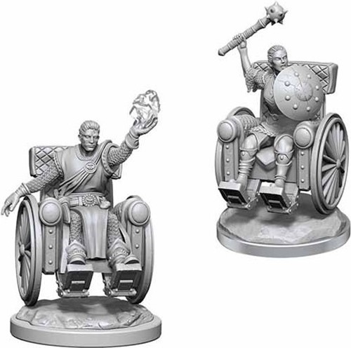 WZK90523S Dungeons And Dragons Nolzur's Marvelous Unpainted Minis: Human Clerics published by WizKids Games