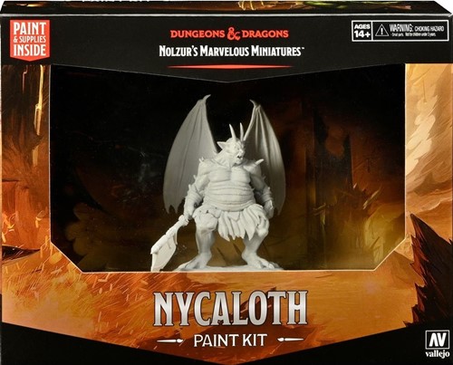 WZK90572 Dungeons And Dragons Nolzur's Marvelous Unpainted Minis: Nycaloth Paint Kit published by WizKids Games