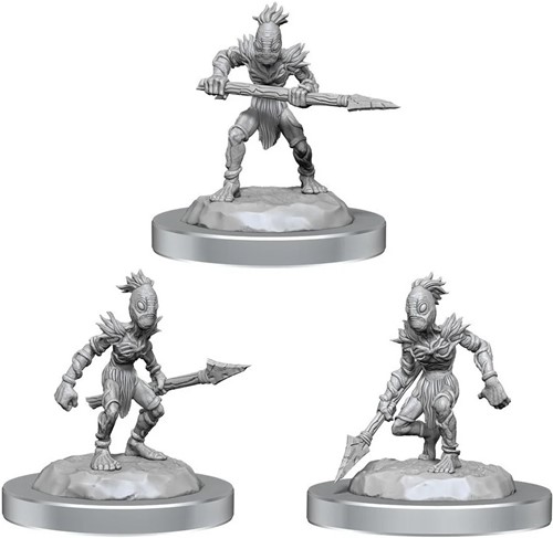 WZK90590S Dungeons And Dragons Nolzur's Marvelous Unpainted Minis: Vegepygmies published by WizKids Games