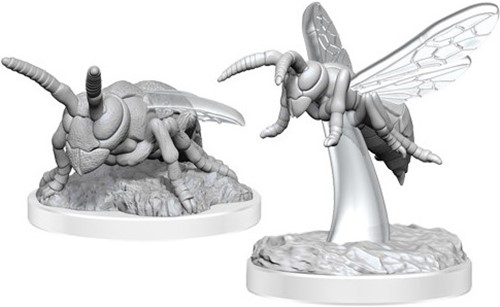 WZK90592S WizKids Deep Cuts Unpainted Miniatures: Murder Hornets published by WizKids Games