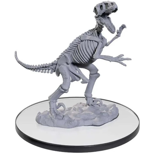 2!WZK90794 Pathfinder Deep Cuts Unpainted Miniatures: Skeletal Raptor published by WizKids Games