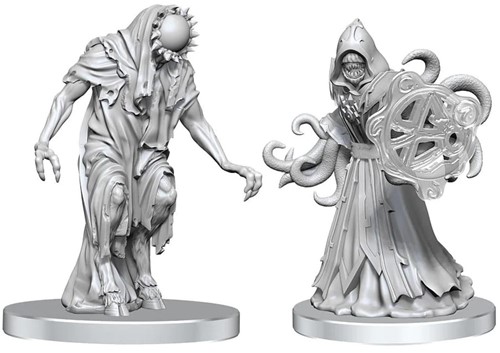 2!WZK90835 Pathfinder Deep Cuts Unpainted Miniatures: Aghash And Venedaemon published by WizKids Games
