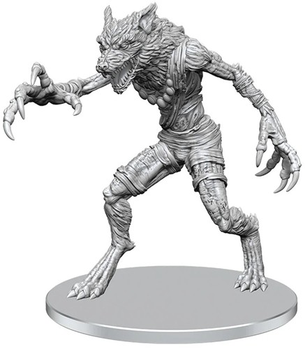 2!WZK90843 Pathfinder Deep Cuts Unpainted Miniatures: Meladaemon (Famine Daemon) published by WizKids Games