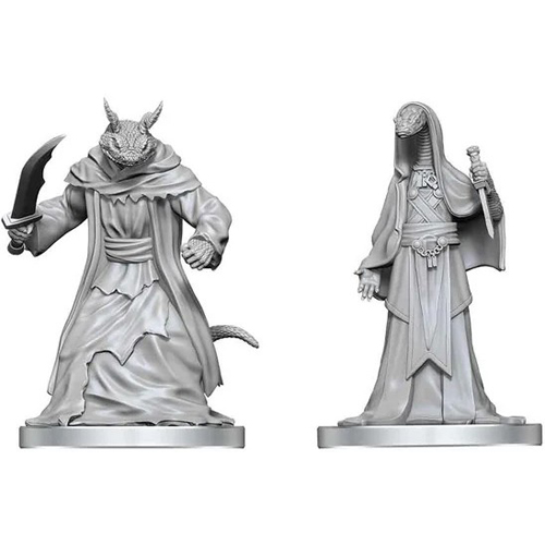 2!WZK90867 Pathfinder Deep Cuts Unpainted Miniatures: Zyss And Aapoph Serpentfolk published by WizKids Games