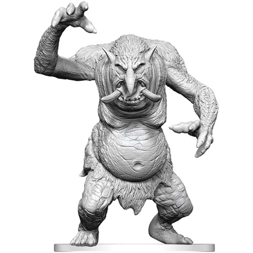 2!WZK90870 Pathfinder Deep Cuts Unpainted Miniatures: Forest Troll published by WizKids Games