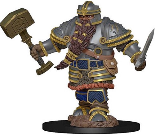 Dungeons And Dragons: Dwarf Male Fighter Premium Figure