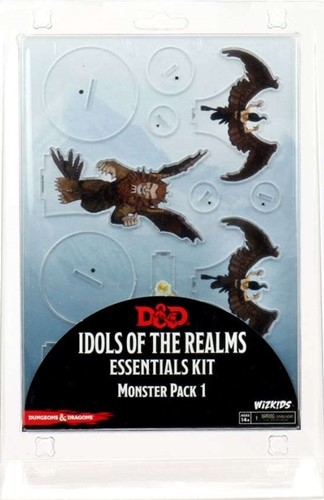 WZK94500 Dungeons And Dragons: Essentials 2D Miniatures: Monster Pack #1 published by WizKids Games