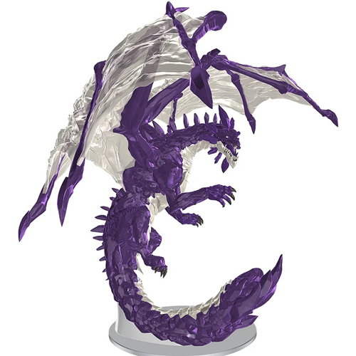 WZK96319 Dungeons And Dragons: Icons Of The Realms: Adult Amethyst Dragon published by WizKids Games
