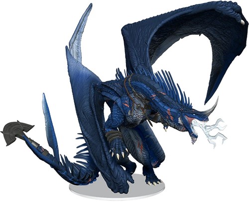 WZK96382 Dungeons And Dragons: Icons Of The Realms: Anthradusk Ancient Blue Dragon published by WizKids Games