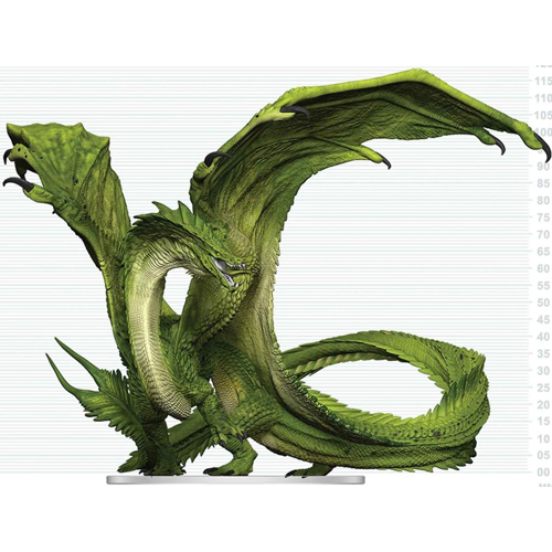 WZK96399 Dungeons And Dragons: Icons Of The Realms: Adult Green Dragon Deceiver published by WizKids Games