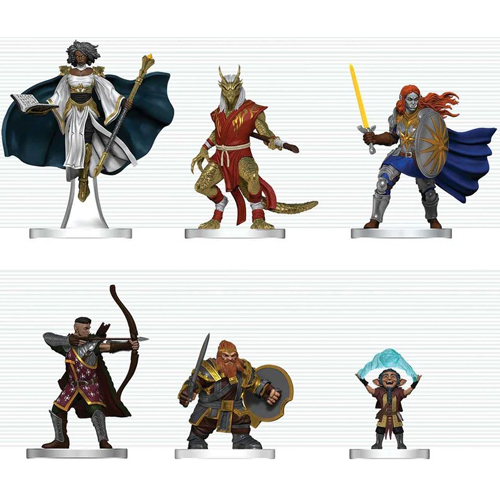 2!WZK96402 Dungeons And Dragons: Icons Of The Realms: Player's Handbook - Swords And Staves Starter Set published by WizKids Games