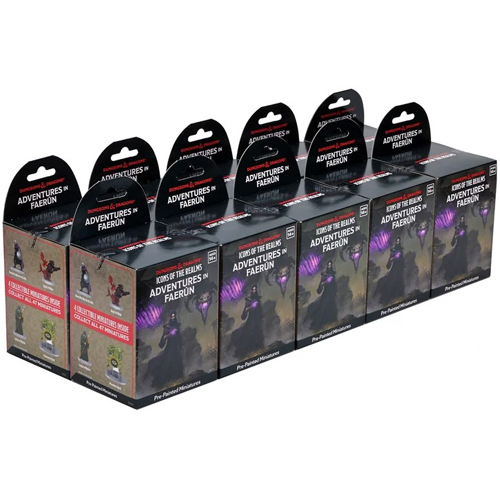 3!WZK96403 Dungeons And Dragons: Icons Of The Realms: Adventures In Faerun Booster Brick published by WizKids Games