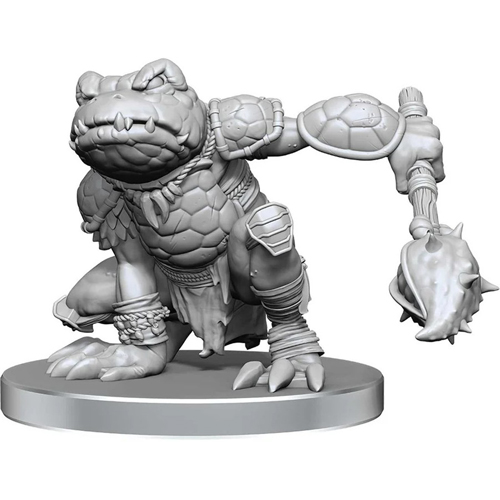 2!WZK97587 Pathfinder Deep Cuts Unpainted Miniatures: Boggard Scout And Castoroides published by WizKids Games